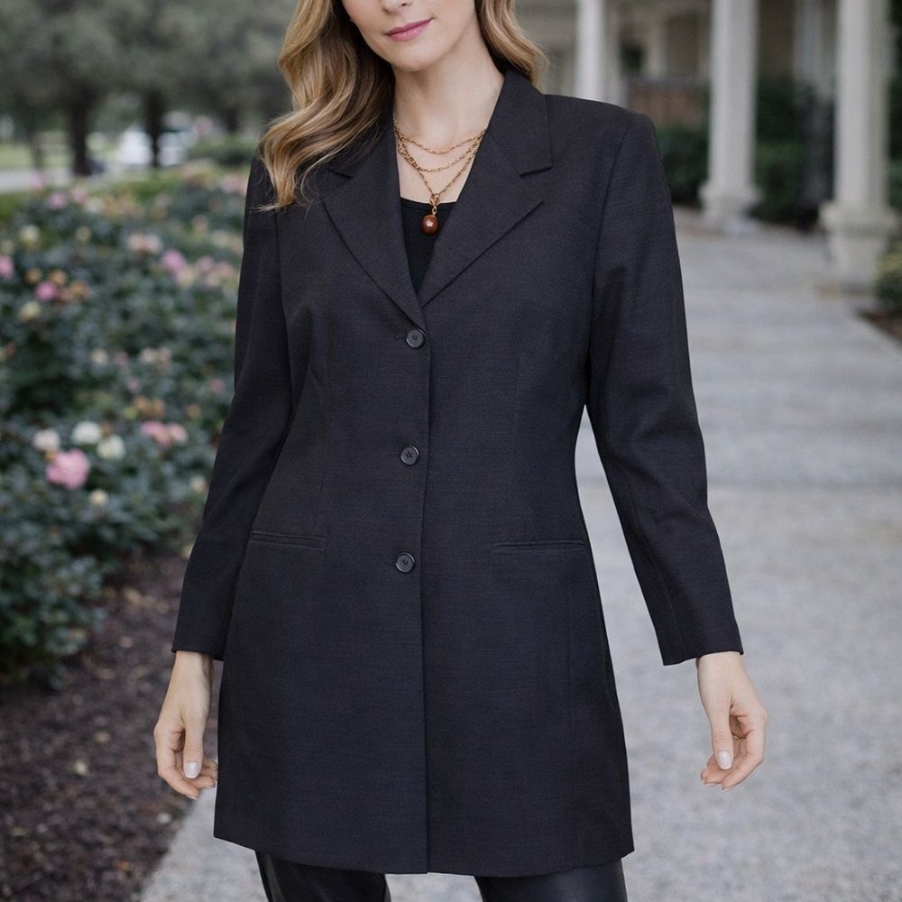 La Moda Amari Atrium Hotel Bangkok 100% Silk Blazer Coat